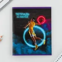 Тетрадь в клетку, 48 л., А5, на скрепке, блок №2 &laquo;Неон&raquo; МИКС