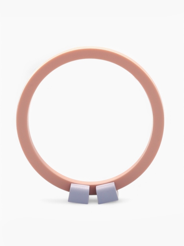Подставка для украшений &laquo;Круг&raquo;, 11,5*11,5*4,5 см, цвет розовый