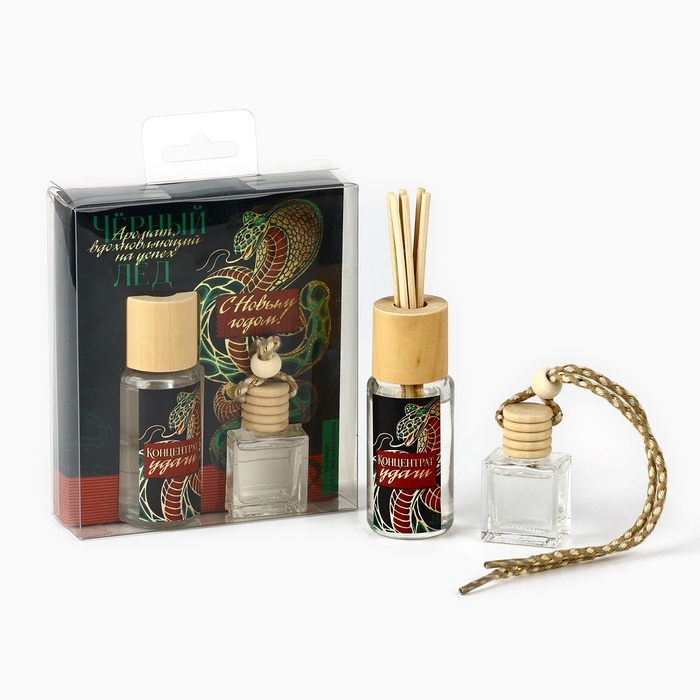 Аромадиффузор ароматический палочки &laquo;Новогодняя коллекция: На успех&raquo;, аромат черный лед