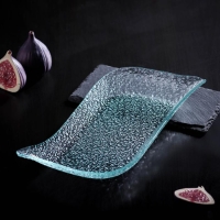 Блюдо стеклянное сервировочное &laquo;Акцент&raquo;, 24&times;15 см, прямоугольное, цвет прозрачный