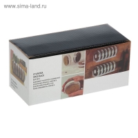 Набор для специй &laquo;Цилиндр&raquo;, 6 шт на подставке, 19&times;8&times;9 см