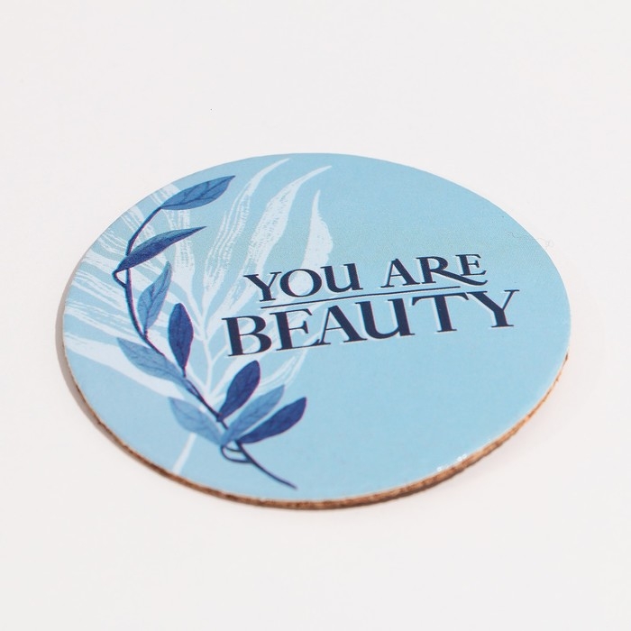 Ваза для цветов и подставка &laquo;You are beauty&raquo;, 9 х 7 х 7 см, 100 мл.