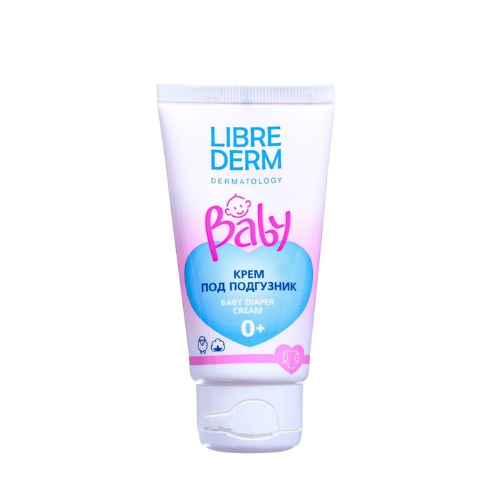 Крем под подгузник LIBREDERM Baby с ланолином и экстрактом хлопка, 50 мл