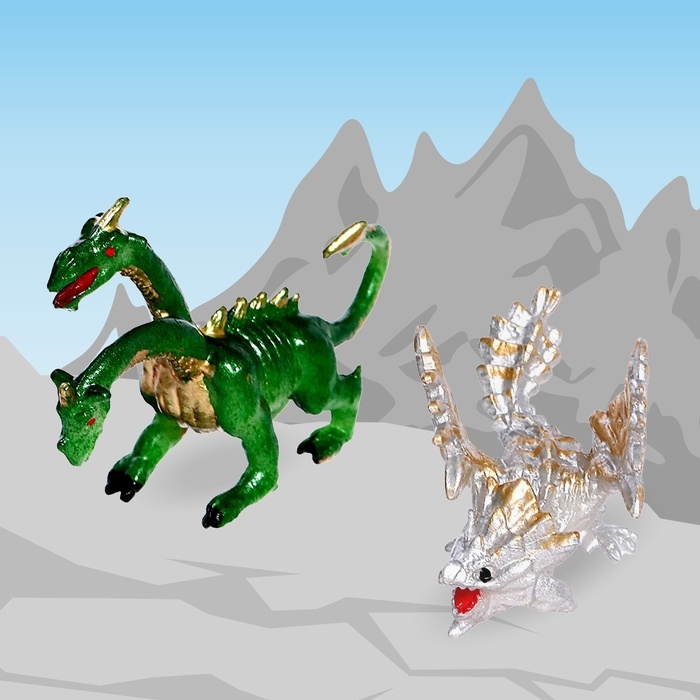 Набор фигурок &laquo;Драконы&raquo;, 6 штук, длина фигурки 5 см