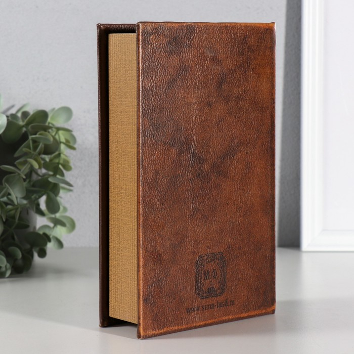Сейф книга "Тайная бухгалтерия" кожзам 21х13х7 см