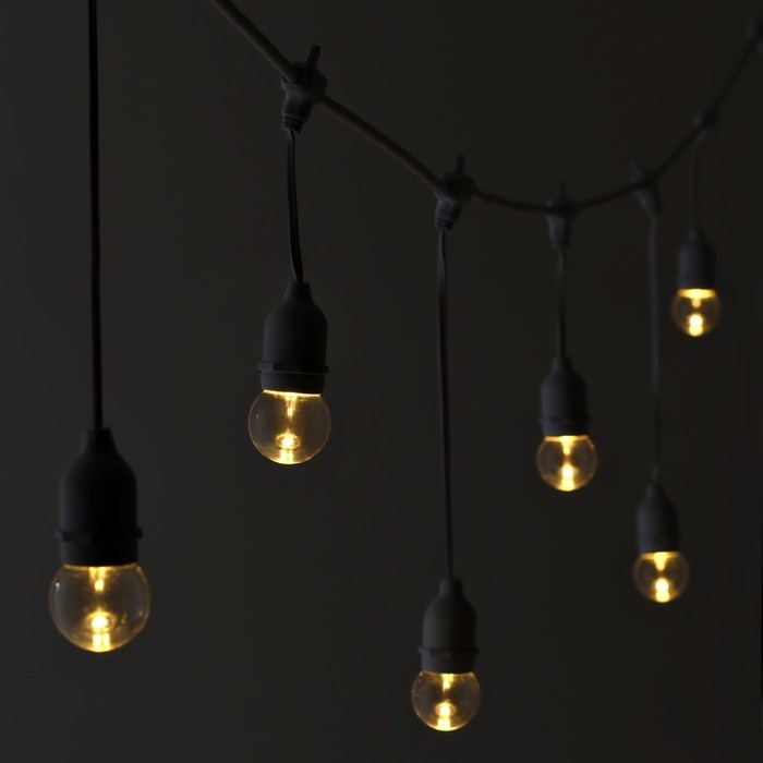 Лампа светодиодная строб, G45, E27, 1.5 Вт, для белт-лайта, т-белая, набор 10 шт.