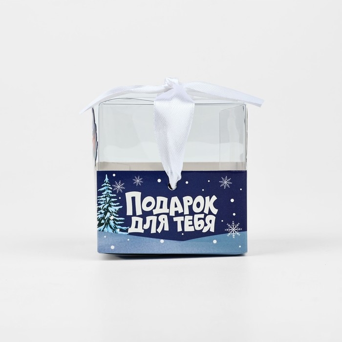 Коробка подарочная новогодняя складная &laquo;Снеговик&raquo;, 7 х 7 х 7 см, Новый год