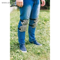 Наколенники садовые, универсальные, 20 &times; 17 см, серые