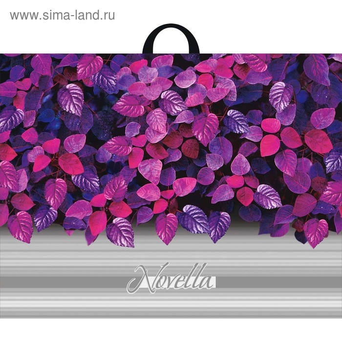 Пакет "Новелла", полиэтиленовый с петлевой ручкой, 71 х 55 см, 90 мкм