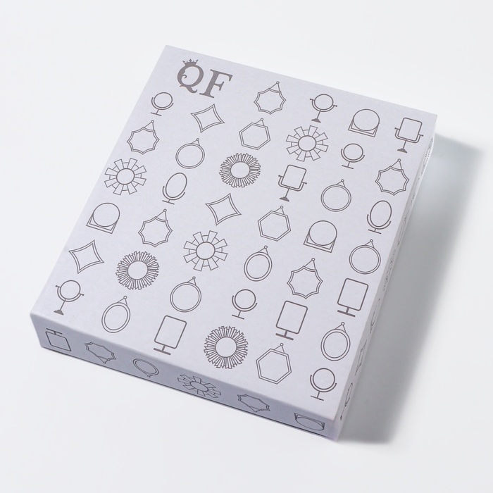 Зеркало настольное &laquo;Круг&raquo;, двустороннее, с увеличением, d зеркальной поверхности 10,5 см, цвет прозрачный