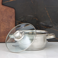 Кастрюля &laquo;Гретта&raquo;, 2.2 л, d=18 см, капсульное дно, индукция