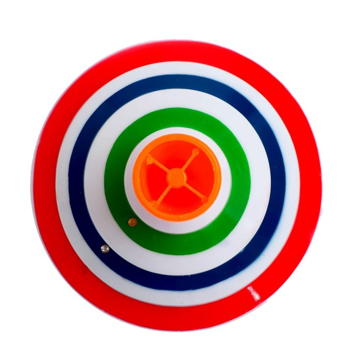 Юла &laquo;Музыкальная&raquo; со звуковым и световым эффектами, работает от батареек, d=13 см