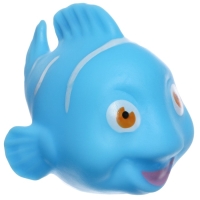 Набор резиновых игрушек для ванны &laquo;Пупсик с цветными рыбками&raquo;, 6 шт, Крошка Я