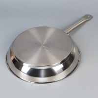 Сковорода &laquo;Общепит&raquo;, d=30 см, толщина корпуса 0,6 мм, дно 3,5 мм, с теплораспределительным слоем, индукция