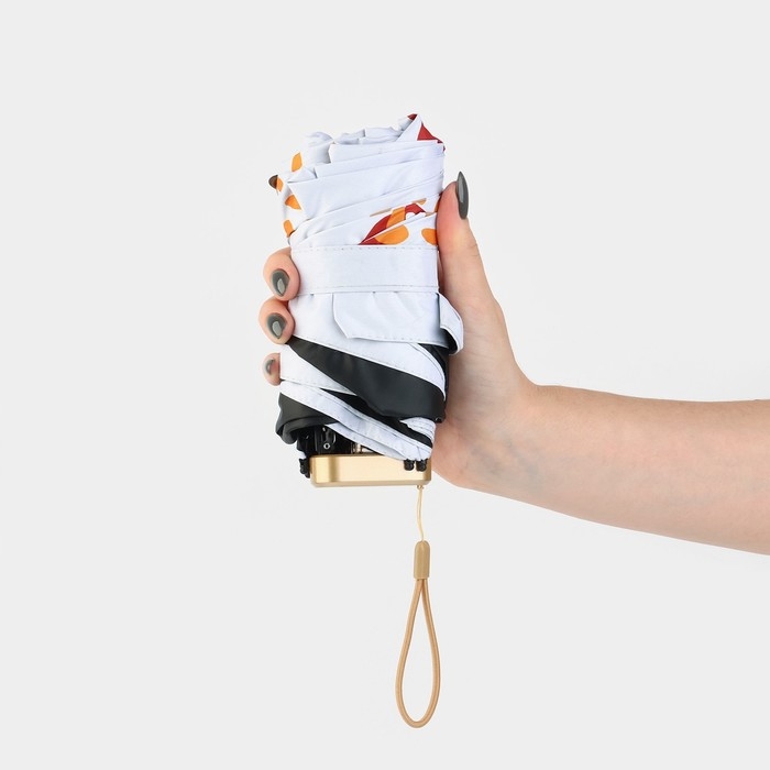 Зонт женский &laquo;Осеннее настроение&raquo;, 6 спиц, складывается в размер телефона.