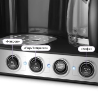 Кофейная станция КТ-7185 кофеварка электрическая 2 в 1