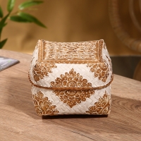 Корзинка плетеная "Манадо" бамбук 16х16х12 см, светлая