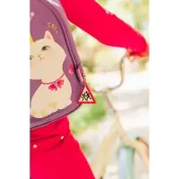 Светоотражающий элемент &laquo;Знак&raquo;, двусторонний, 6&times;4.3 см, белый, красный