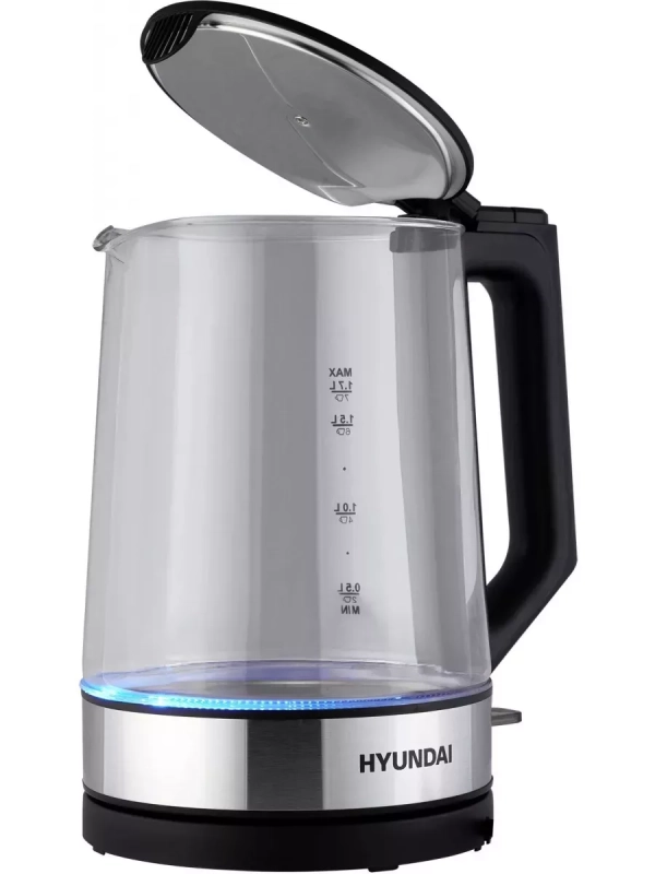 Чайник HYK-G8808 1,7л 2200Вт черный (стекло)