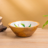 Миска "Лимоны" дерево манго 17,5х17,5х6,5 см