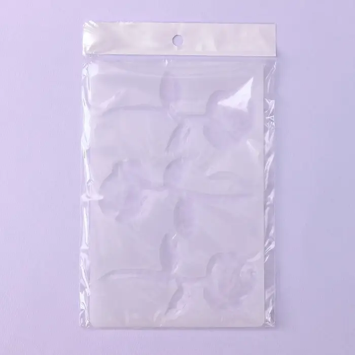 Форма для шоколада &laquo;Розы&raquo;, силикон, 3 ячейки, 19&times;12.5&times;0.1 см, прозрачная