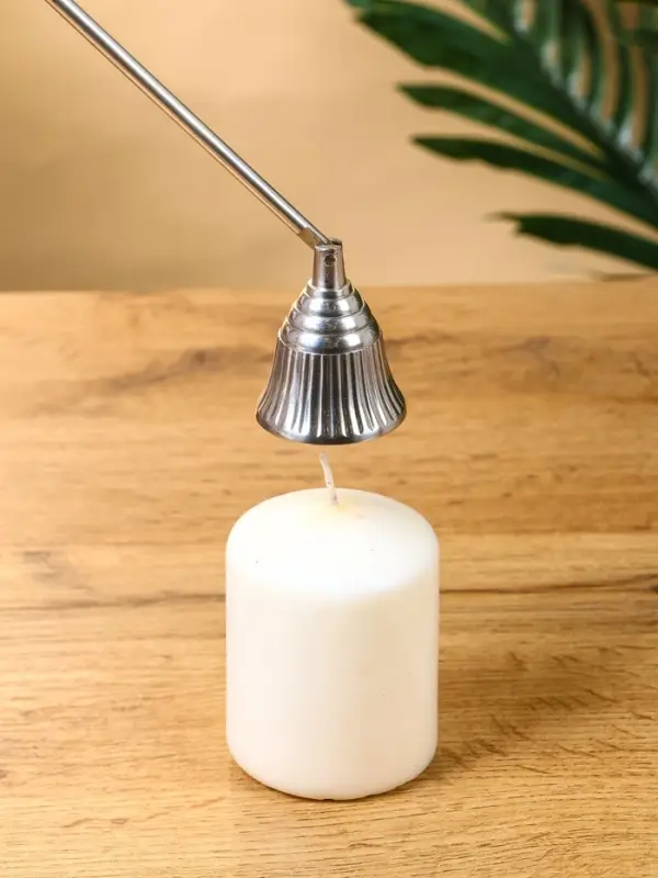 Гаситель для свечей с ручкой "Тихий вечер" латунь 36 см