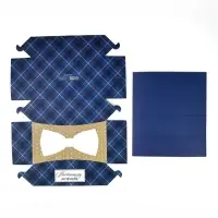 Кондитерская упаковка для макарун с окном, &laquo;Настоящему мужчине&raquo;, 11 х 19 х 5.5 см