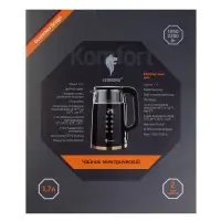 Чайник электрический Leonord LE-1511, 1.7л,дисплей, поддержание температуры 40-100℃,черный