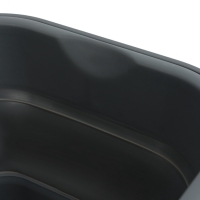 Корзина - столик Maclay 2 в 1, складная, 47 х 28,5 х 23,5 см, стол 45 х 28 х 16 см, серая