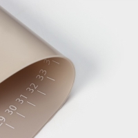 Коврик с разметкой Доляна &laquo;Капучино&raquo;, силикон, 70&times;50 см, цвет бежевый