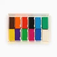 Пластилин 12 цветов, 180 г Буки Бяки
