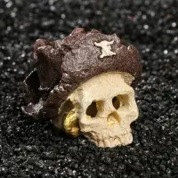 Декор для аквариума "Череп", 7 х 7 х 7 см