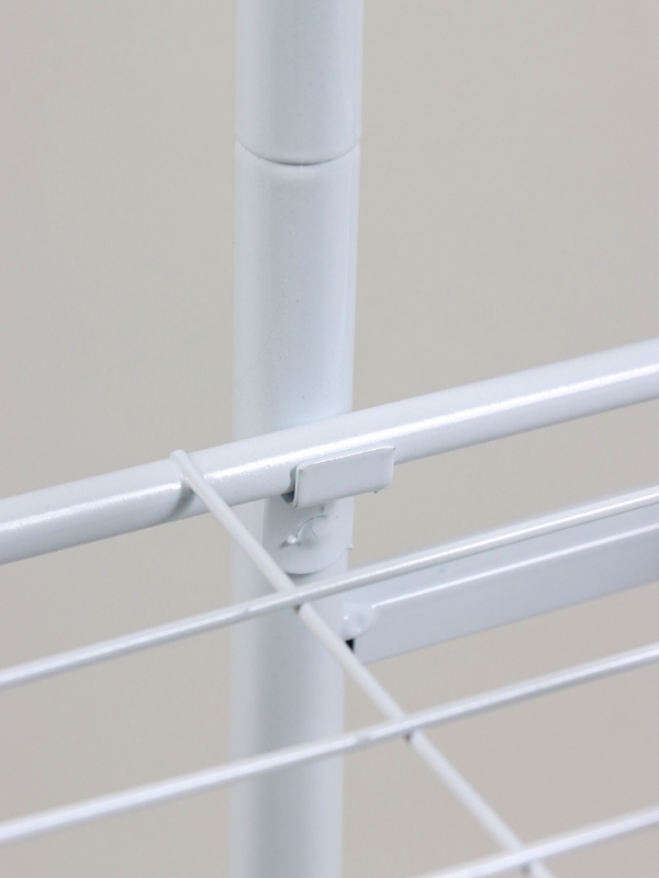 Подставка для цветов Greengo, 4 полки, 43 &times; 22 &times; 82 см, напольная, металл, белая