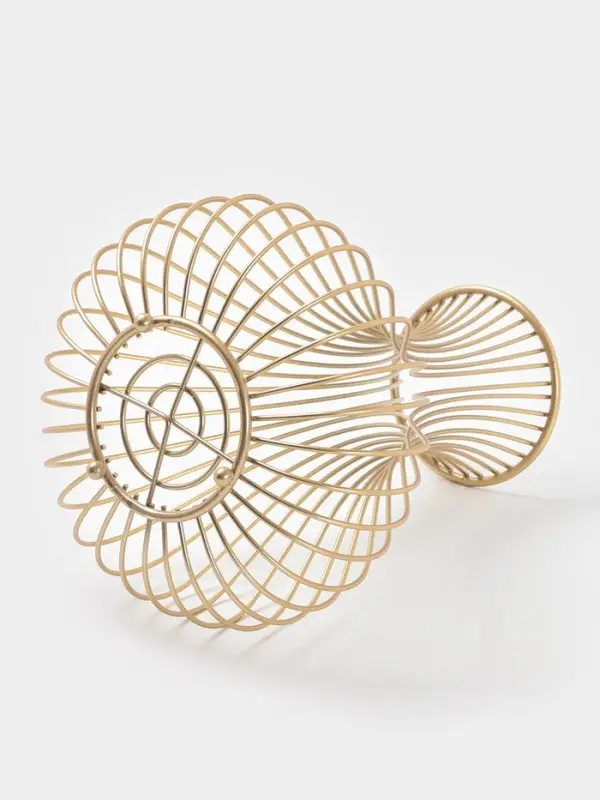 Корзина для пробок "Ваза Голд", цвет золотой