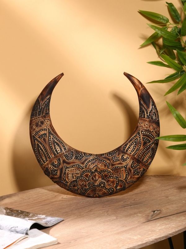 Декор интерьерный "Рога" дерево 40х6х40 см