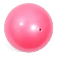 Мяч для художественной гимнастики Металлик с блестками, диаметр 19см, цвет розовый