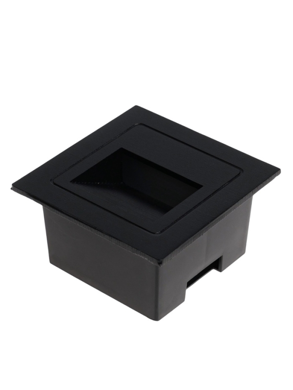 Встраиваемый светильник для лестницы, IP65, 3 Вт, 6500К, 68x68, квадрат, черный