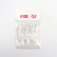 Колпачки для краски, d=10 мм, набор - 25 шт., прозрачные