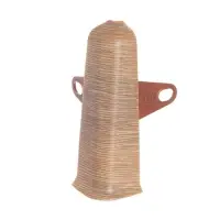 Угол наружный (внешний) для плинтуса &laquo;Деконика&raquo;, с крепежом, 85 мм, цвет 211 дуб рустик