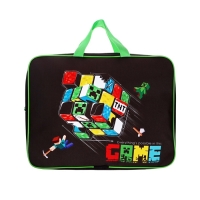 Папка с ручками текстильная А4, 360&times;245&times;70 мм, Calligrata Top &laquo;Игра&raquo;