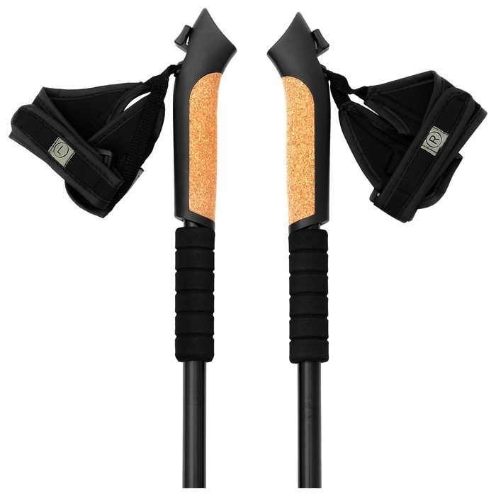 Палки для скандинавской ходьбы Maclay, телескопические, 2-х секционные (2 шт)