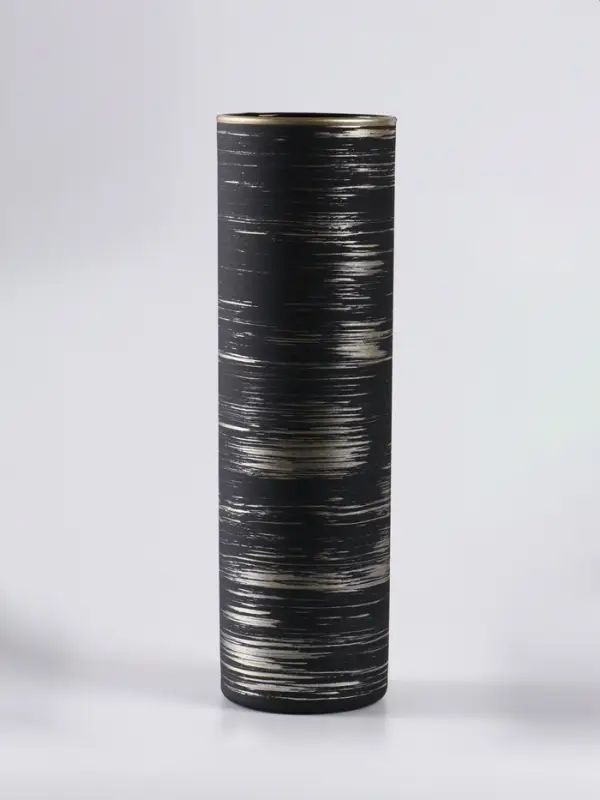 Ваза &laquo;Эстетика&raquo;, h=26 см, стекло, чёрная