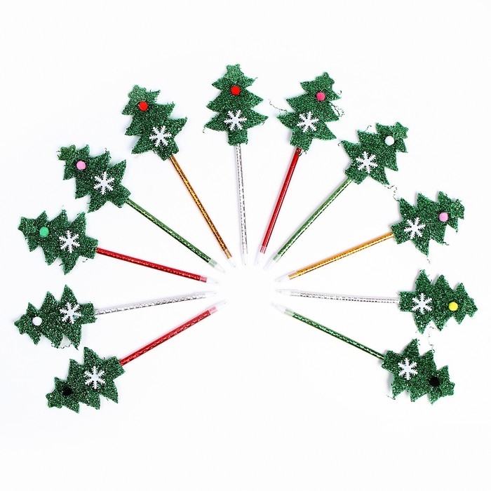 Ручка &laquo;Ёлочка&raquo;, цвета МИКС