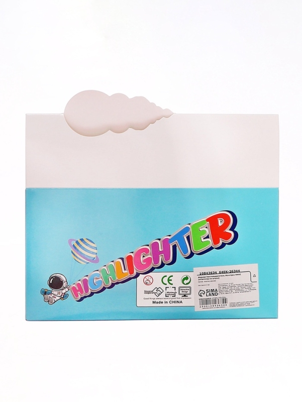 Маркер-текстовыделитель Монстрик МИКС (штрихкод на штуке)