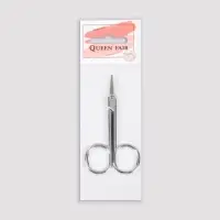 Ножницы маникюрные, для кутикулы, загнутые, узкие, 9 см