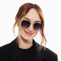 Очки солнцезащитные uv 400, дужка 13.1 см, ширина 12.4 см, линза 5.1&times;5.3 см