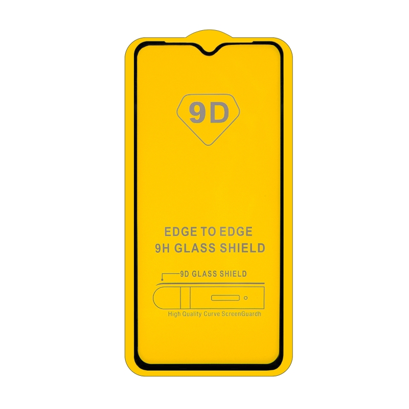 Защитное стекло Xiaomi Redmi 7 с рамкой 9H 9D Full Glue без упаковки (25 шт./уп.)