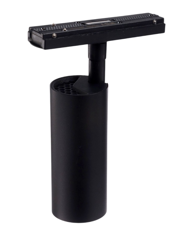 Трековый светильник, серия "Flat" FTL-007, 10Вт, 48В, 3000К, IP20, черный