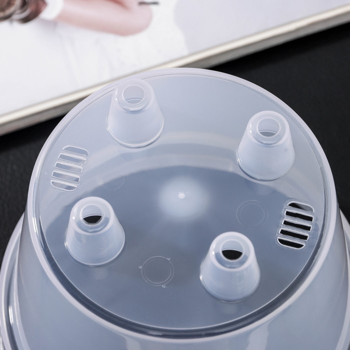 Кашпо для цветов со вставкой &laquo;Порто&raquo;, 2,4 л, цвет прозрачный