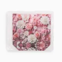 Сумка для покупок Цветы, 32*10*26. отд без молнии,  розовый